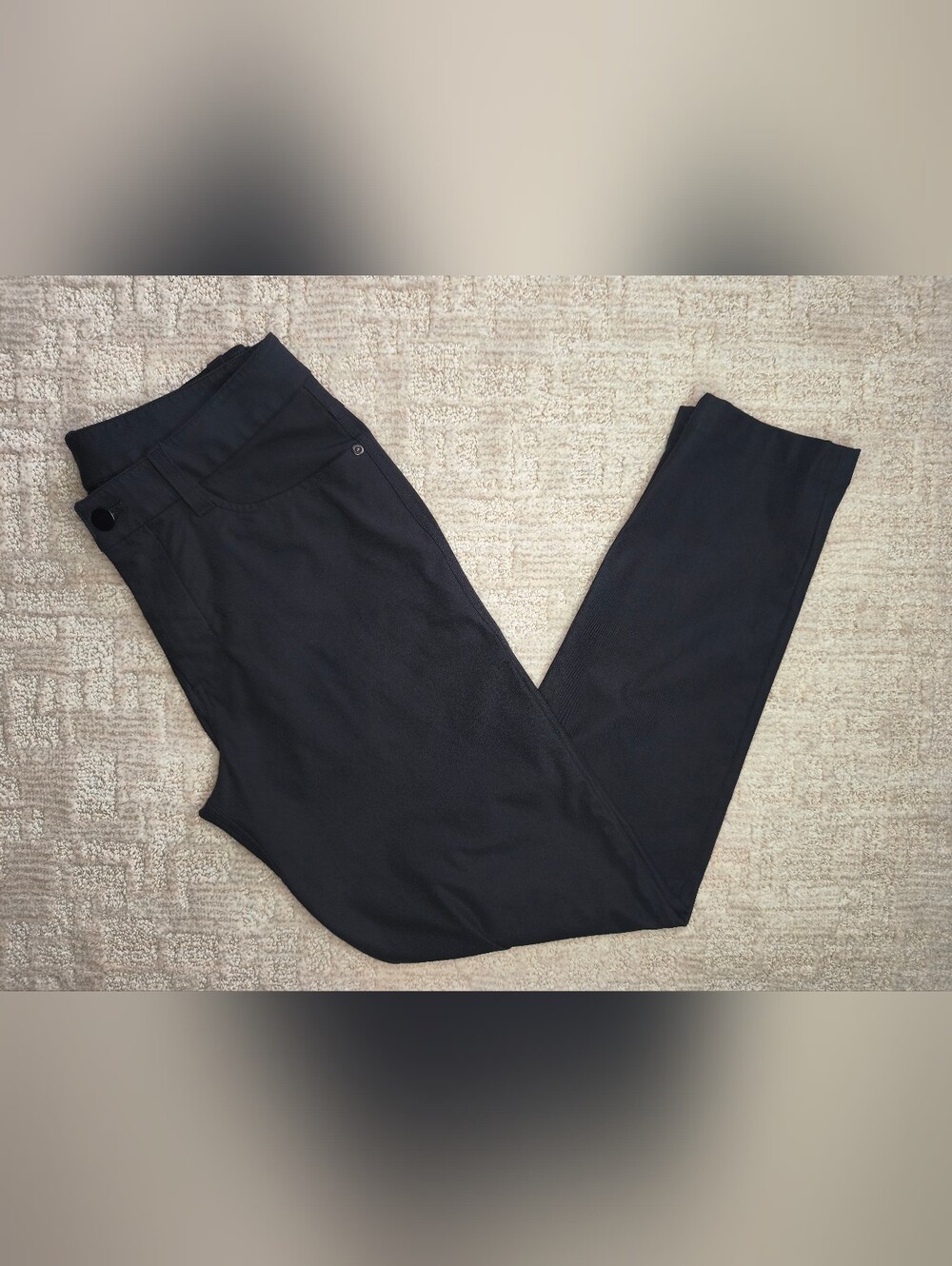 Lululemon Athletica Men's ABC Pants Size 28 Casual Performance Golf Black EUC